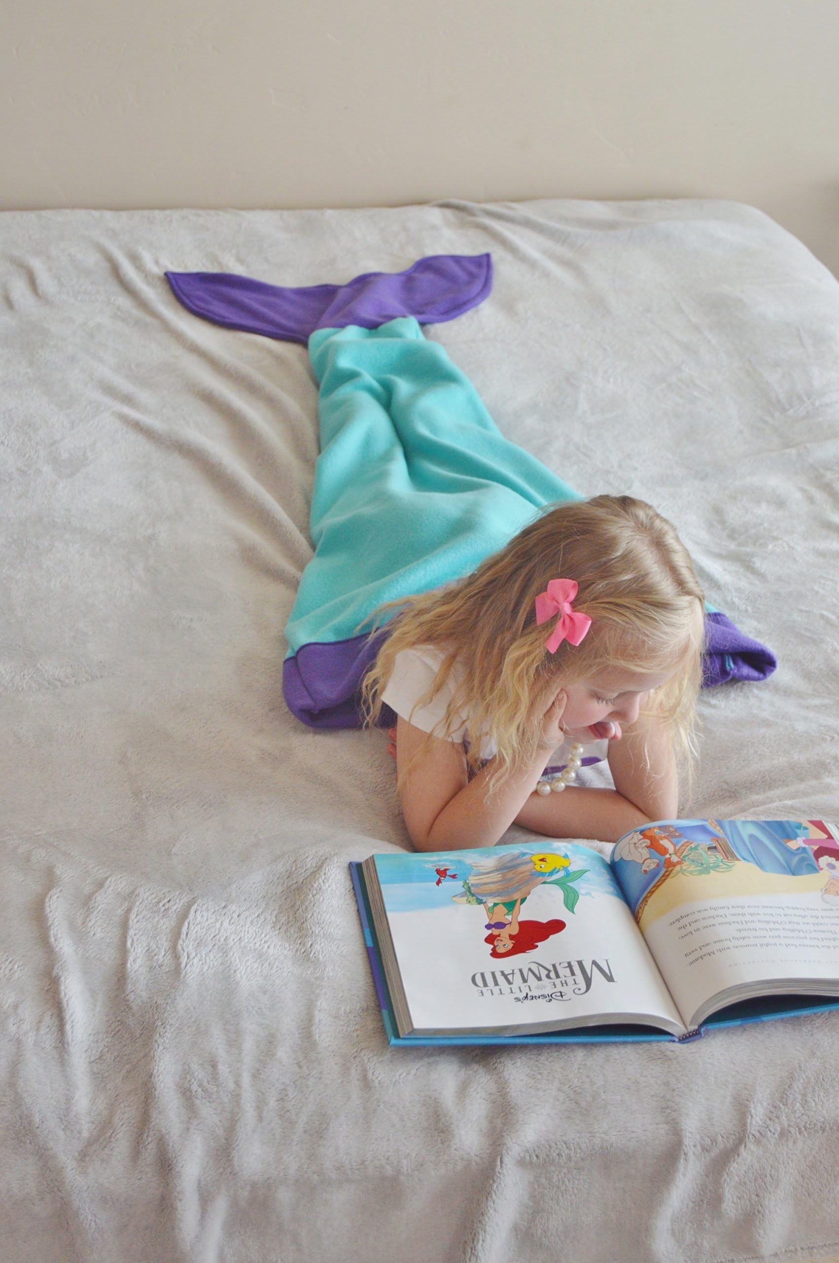 Mermaid tail blanket