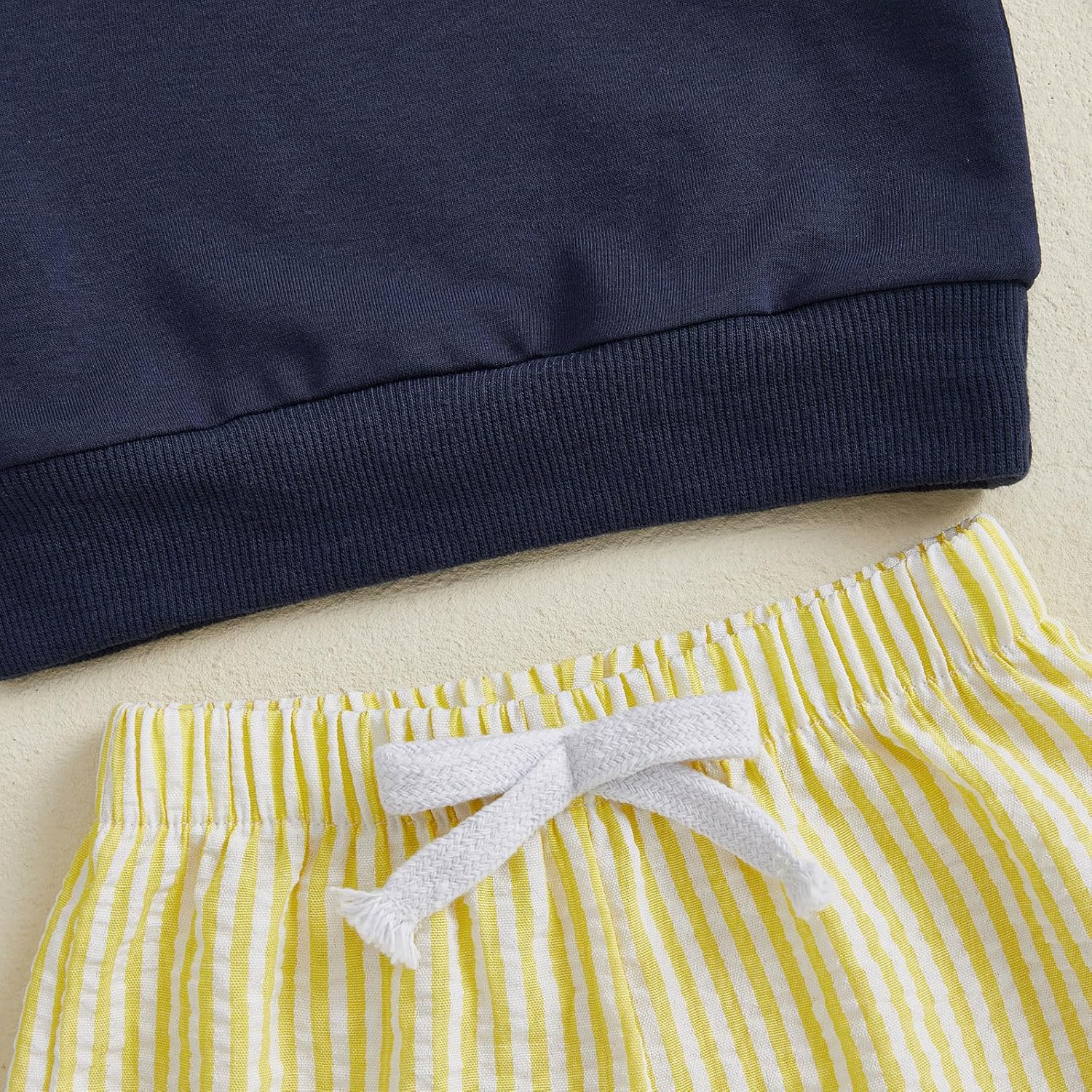 Toddler Baby Boy Clothes Fall Winter Outfit Truck Sweatshirt Long Sleeve Shirts Pants Infant 2 Piece Clothing Set (Yellow, 18-24 Months) - Image 4