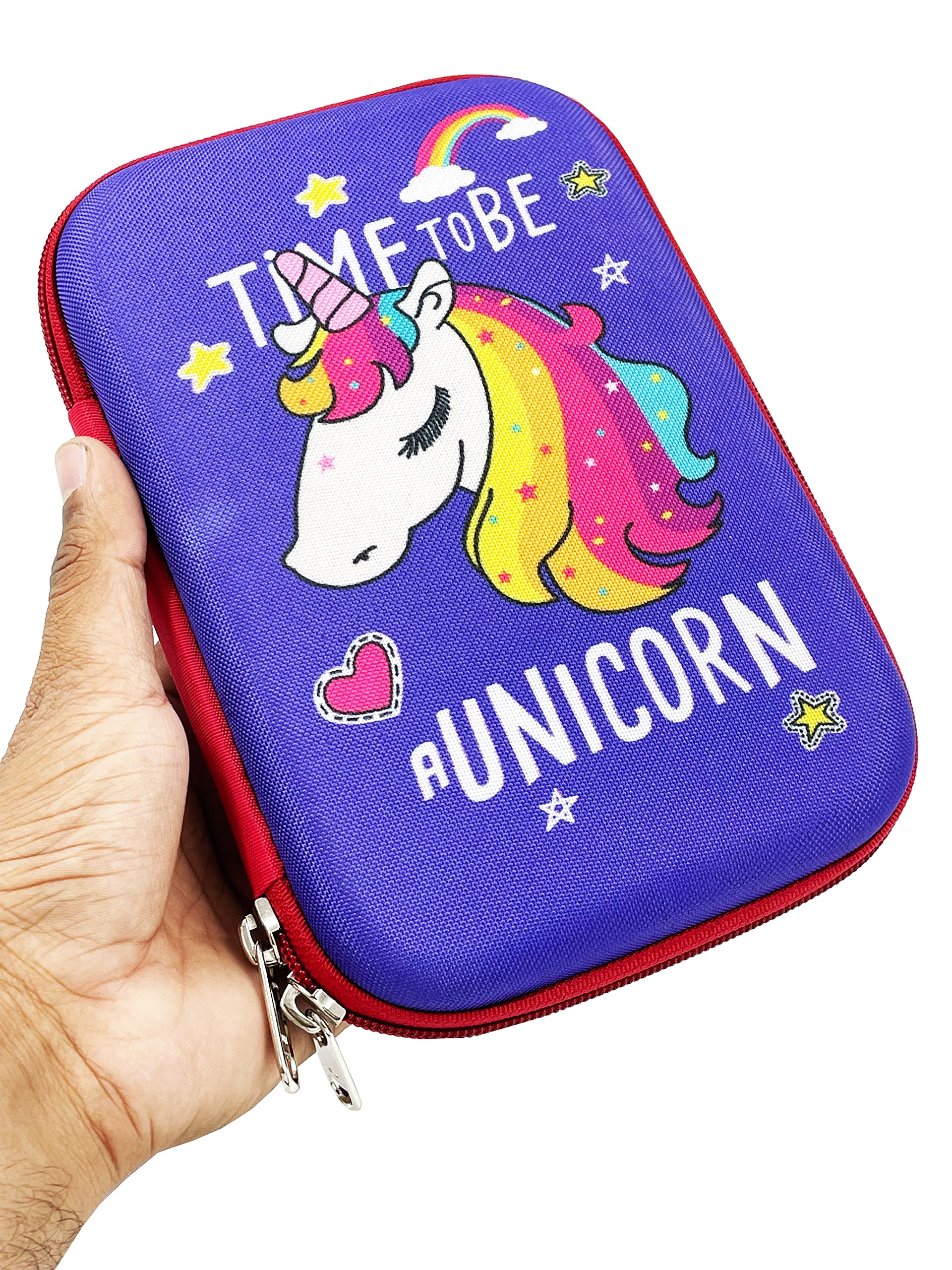 OFIXO A-Unicorn - Estuche para lápices de EVA para niños, estuche para lápices, estuche para lápices de diseño para niños
