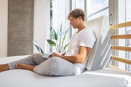 Miniatura 4 de Perfect Cloud Almohada de cama de espuma viscoelástica de 7 pulgadas para dormir, para reflujo ácido, acidez estomacal, ERGE y ronquidos