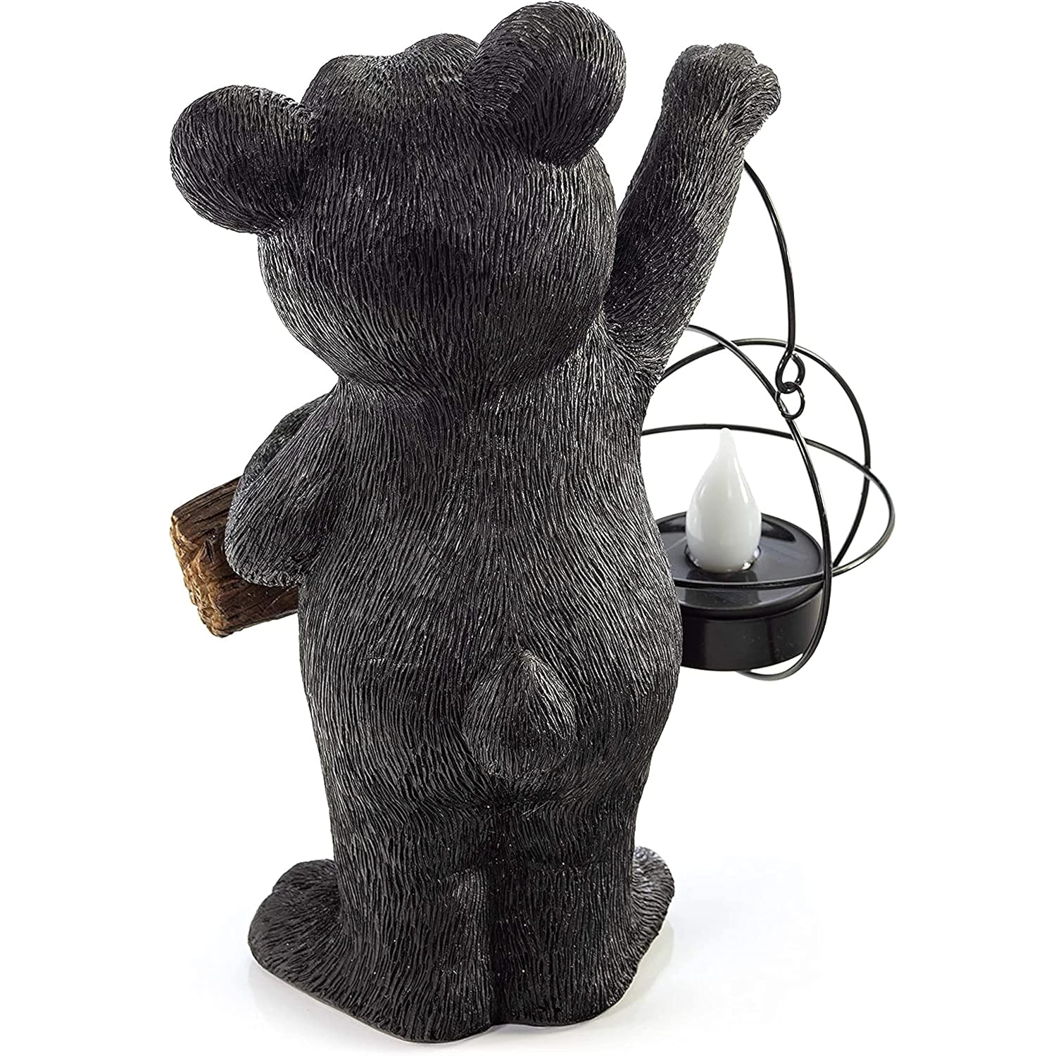 VP Home | Welcome Sign Bear Solar Powered LED - Garden Statue Decor - Outdoor Bear Figurines - Garden Light - Front Yard Decor - Funny Figurine Decor for Outside House, Patio, Yard, and Lawn