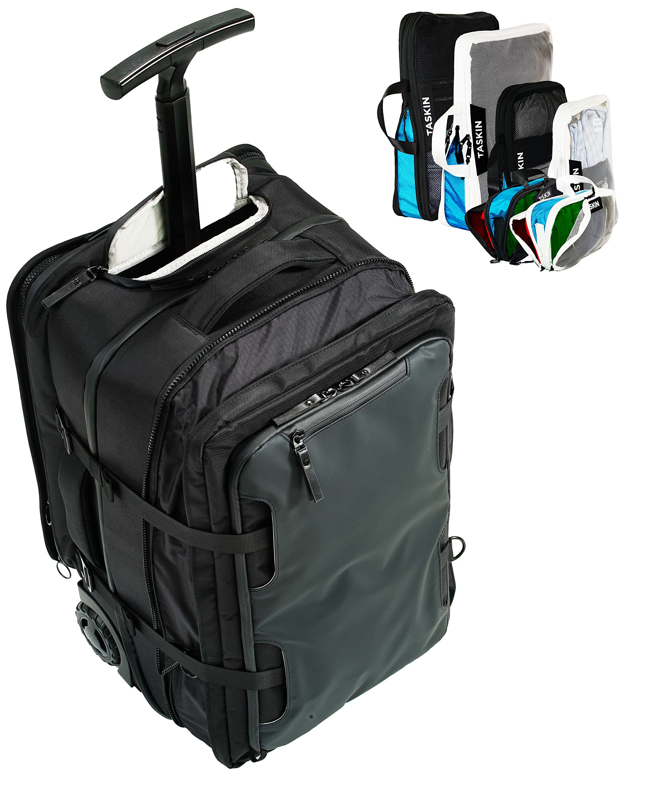 Buy Taskin Xplorer Wheeled Rolling Travel Backpack Air Duo Packing