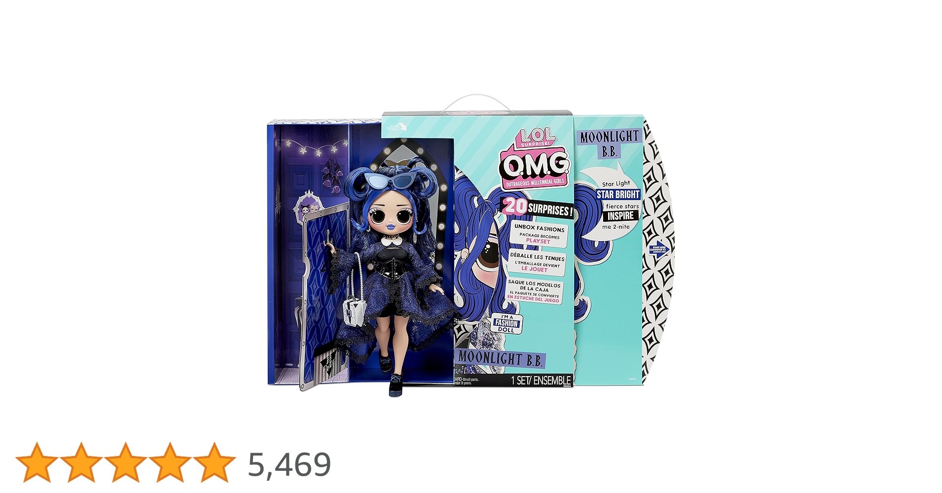 Amazon | LOLサプライズ ムーンライトB.B 人形 ファッションドール OMG