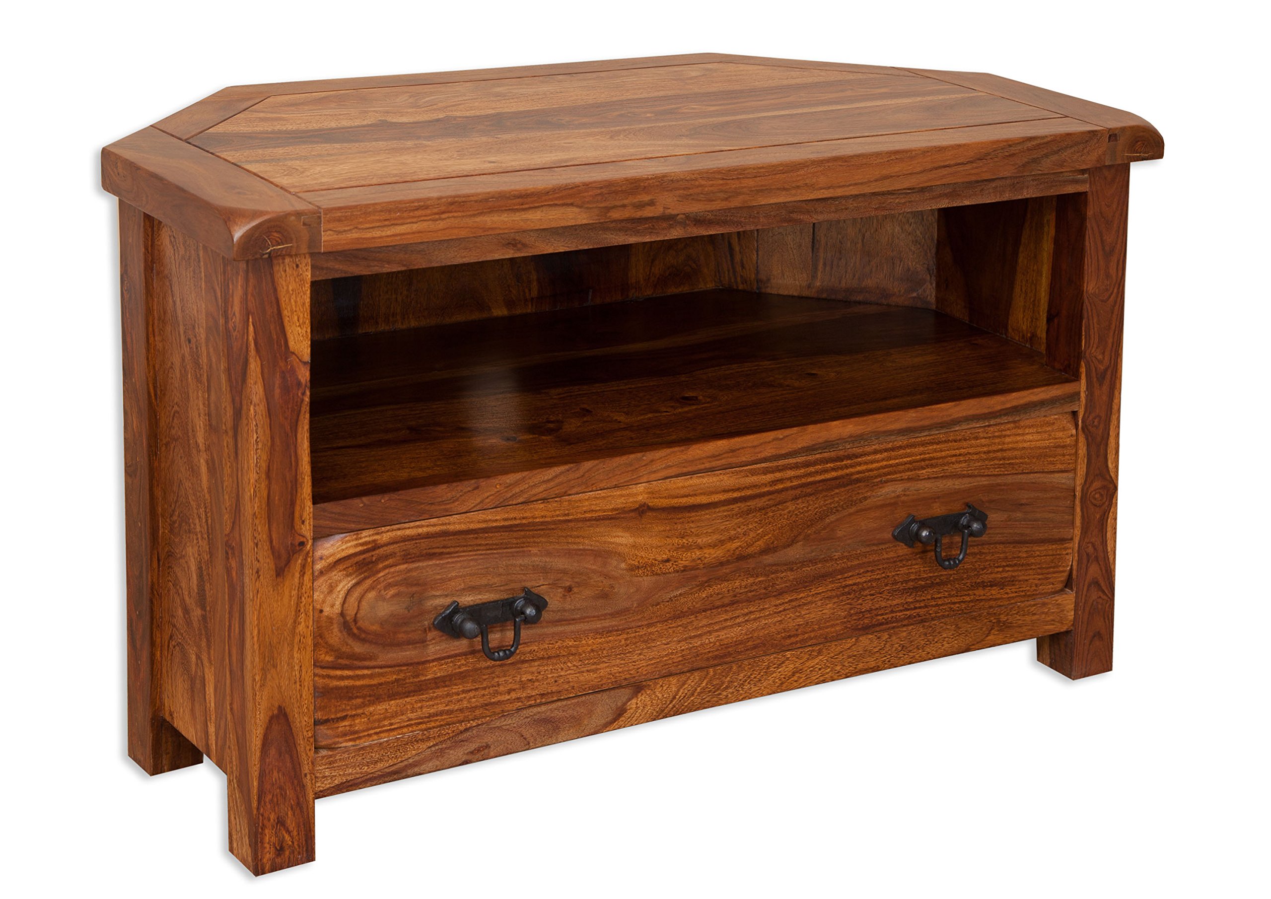 Buy Vellar Living Indian Rosewood Corner TV Sheesham