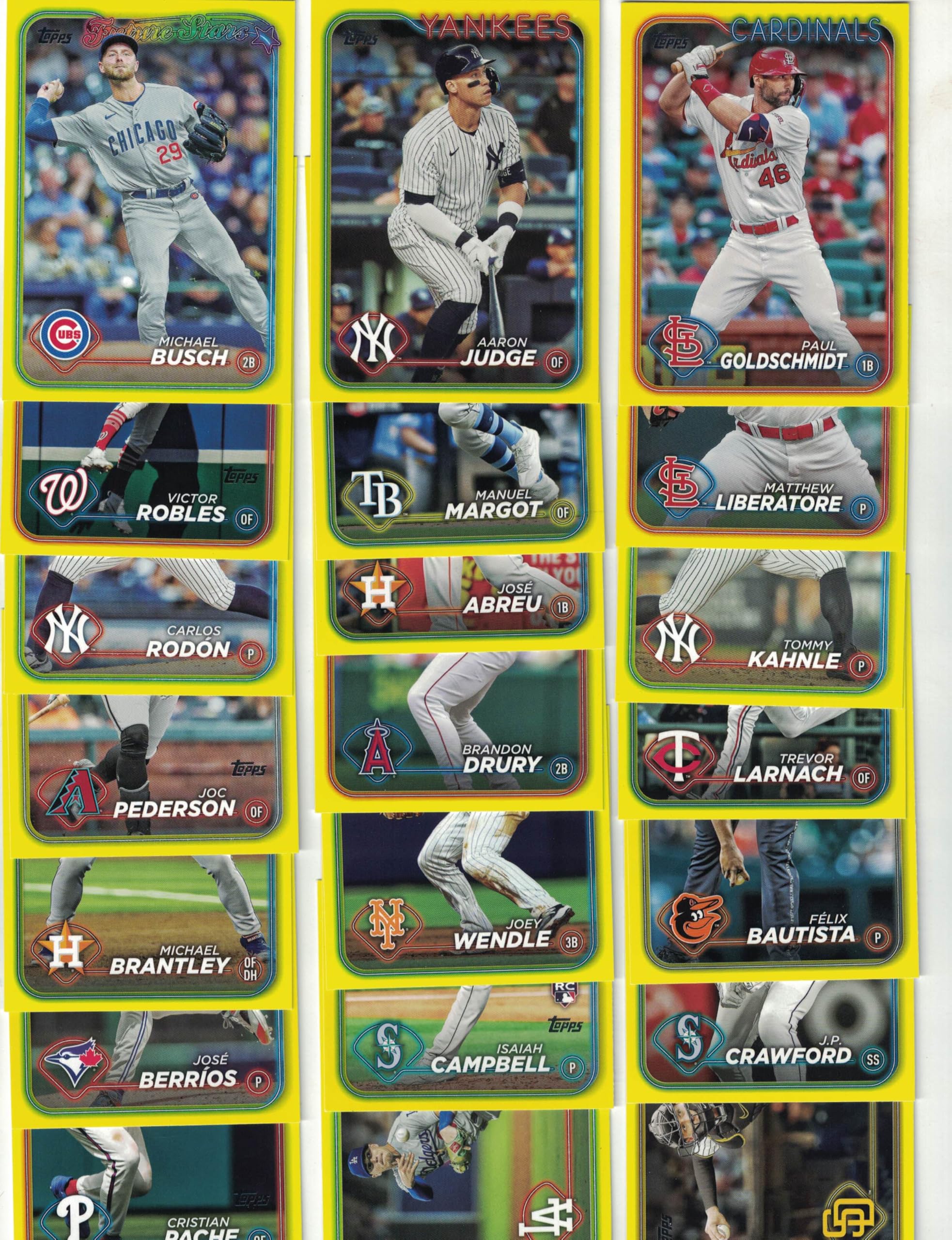 rare 2024 baseball cards Topps Lot The 10 Most Valuable Mega Brave/Symphonia Base Common New:Sultai Arisen