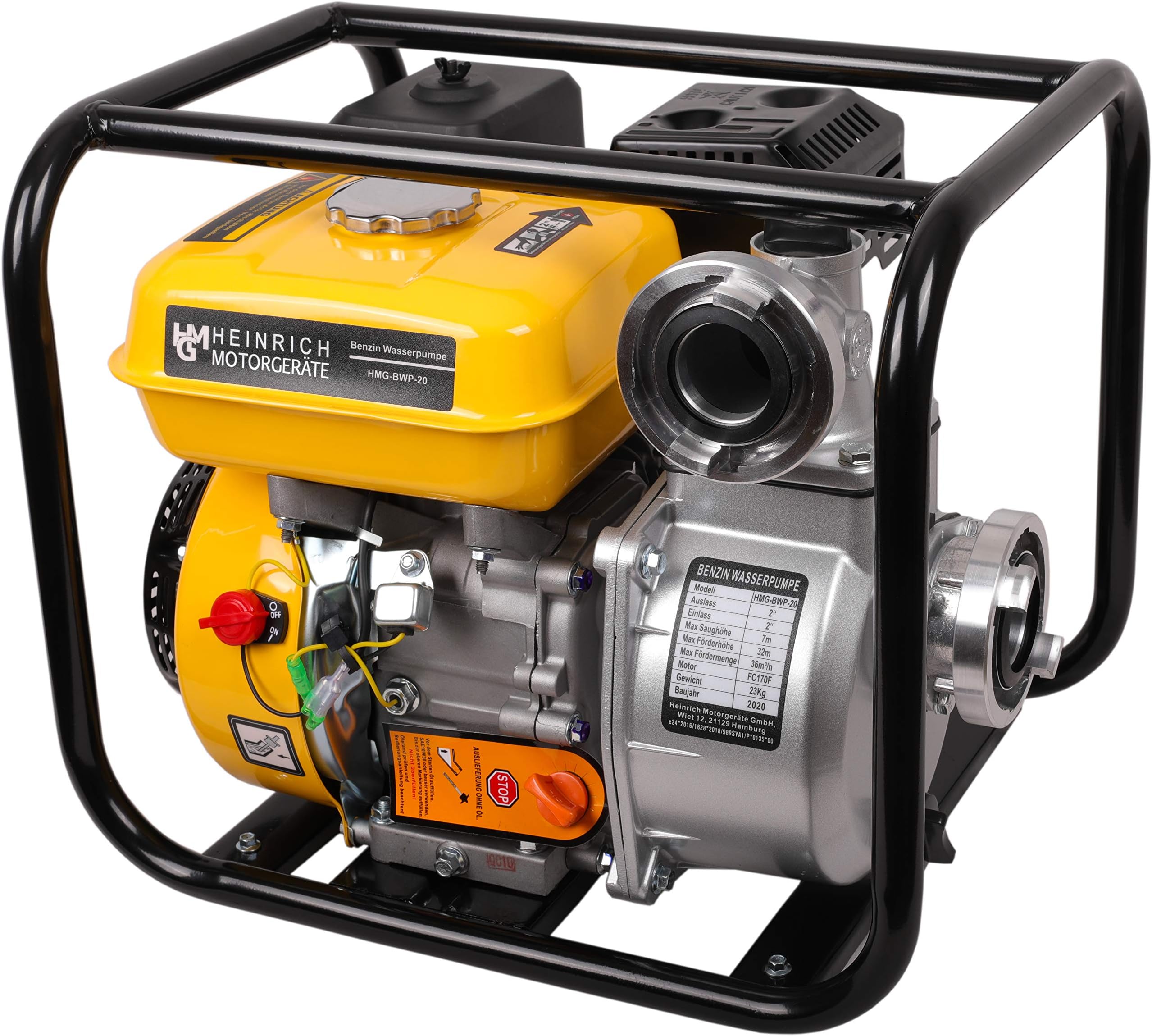 Güde Wasserpumpe Motorpumpe-Set GÜDE GMP 15.22 (4-Takt, 1,9 PS, 15.000 Güde Wasserpumpe Motorpumpe-Set GÜDE GMP 15.22 (4-Takt, 1,9 PS, 15.000