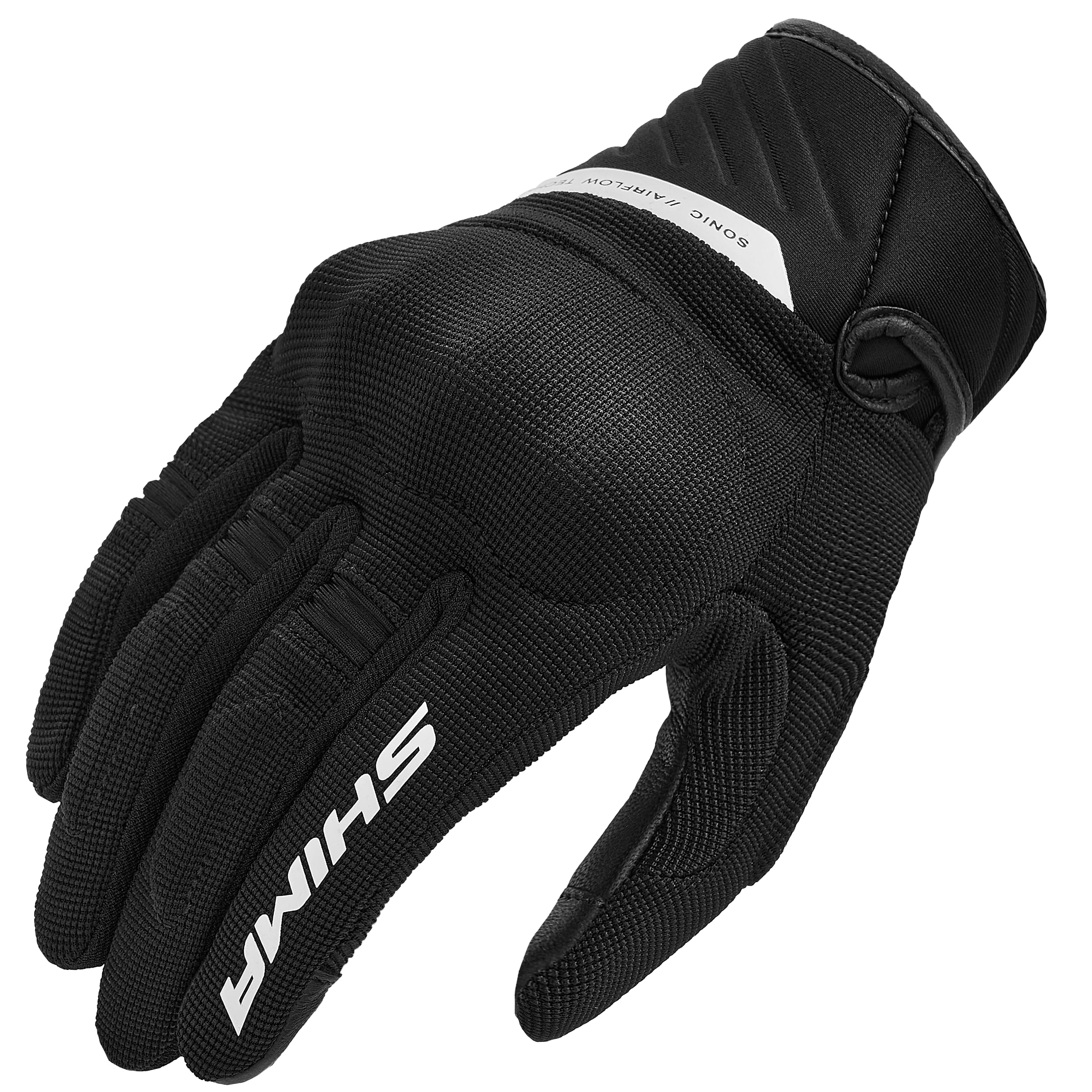 SHIMA SONIC Motorrad Handschuhe Damen Kurze Sommer Motorradhandschuhe Schutz Schutzkleidung Touchscreen Motorcycle Belüftet Verstärkt Leicht Motorbike Sommerhandschuh (Frauen, Weiß, M)