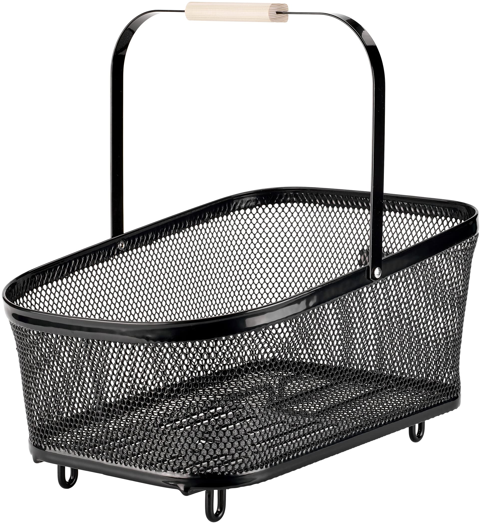 Un`xBenito Universal Hinterradkorb 45 x 31 x 20 cm schwarz engmaschig