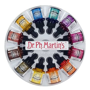 (未使用･未開封品)　Dr. Ph. Martin&#39;s Bombay India Ink 0.5 oz Set of 12 (Set 2) tu1jdyt Bombay India Ink, 0.5 oz, Set 2 – Dr. Ph. Martin's® | Mfg
