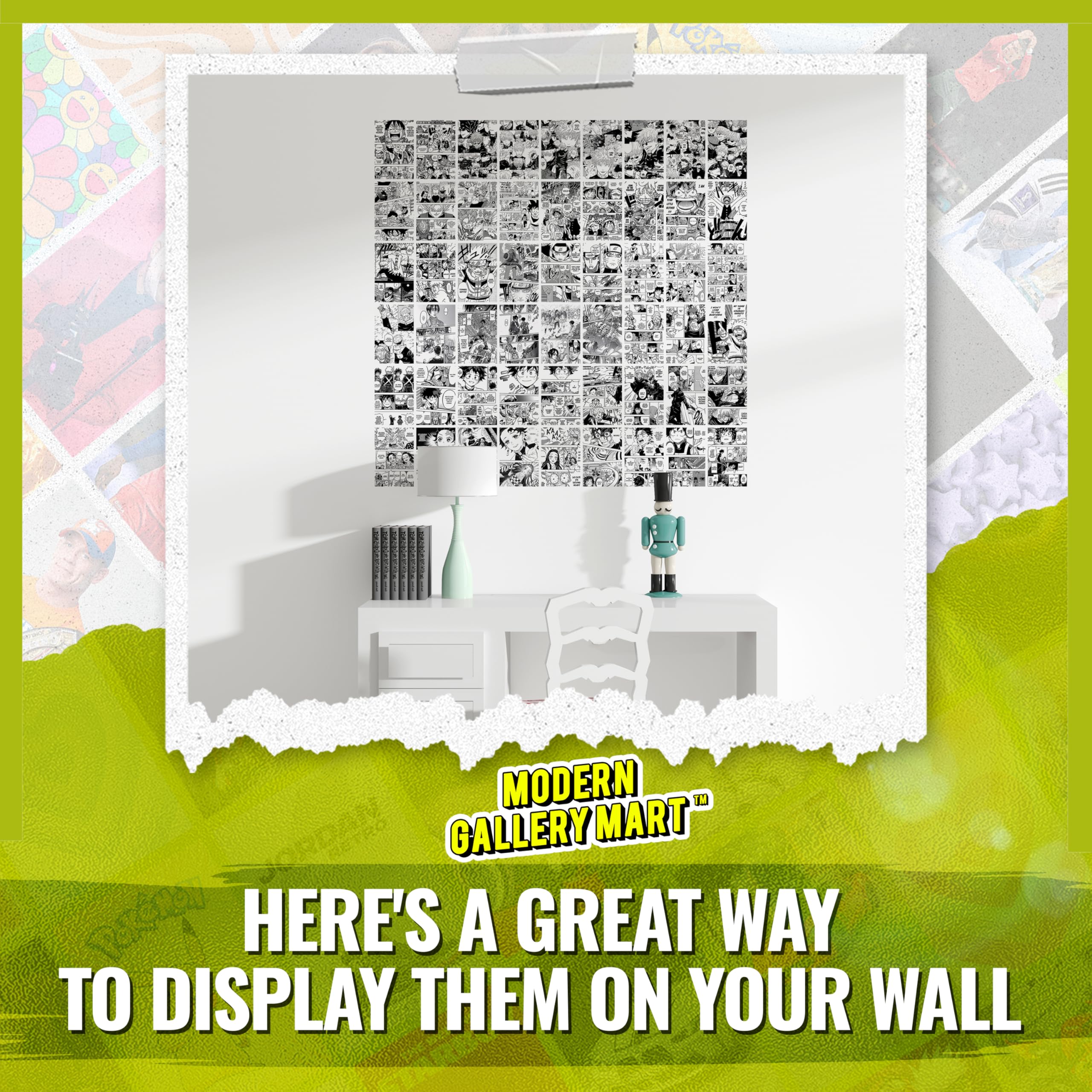 Anime Wall Collage Kit - 54 Posters Included -5 Anime Wall Collage Kit - 54 Posters Included -5