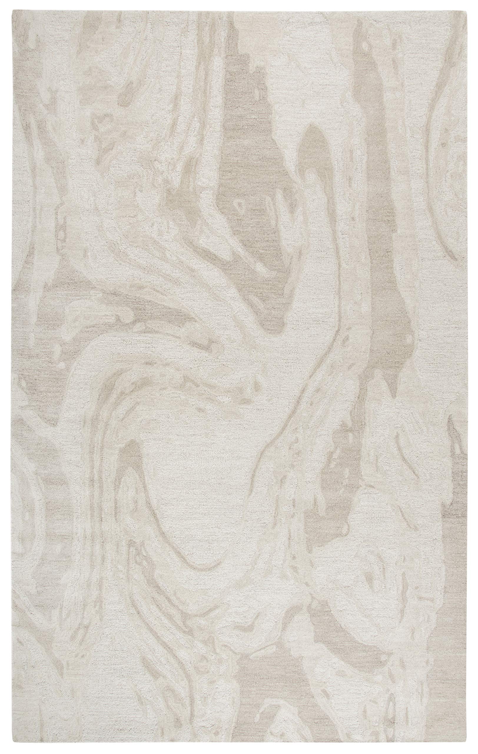 Rizzy Home Fifth Avenue Collection Wool Area Rug, 8' x 10', Beige/Gray/Rust/Blue Abstract