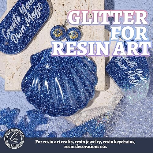 Miniatura 26 de LEOBRO Purpurina blanca, purpurina de 5.29 onzas, purpurina fina blanca holográfica, polvo de purpurina extrafina, purpurina iridiscente para Blanco