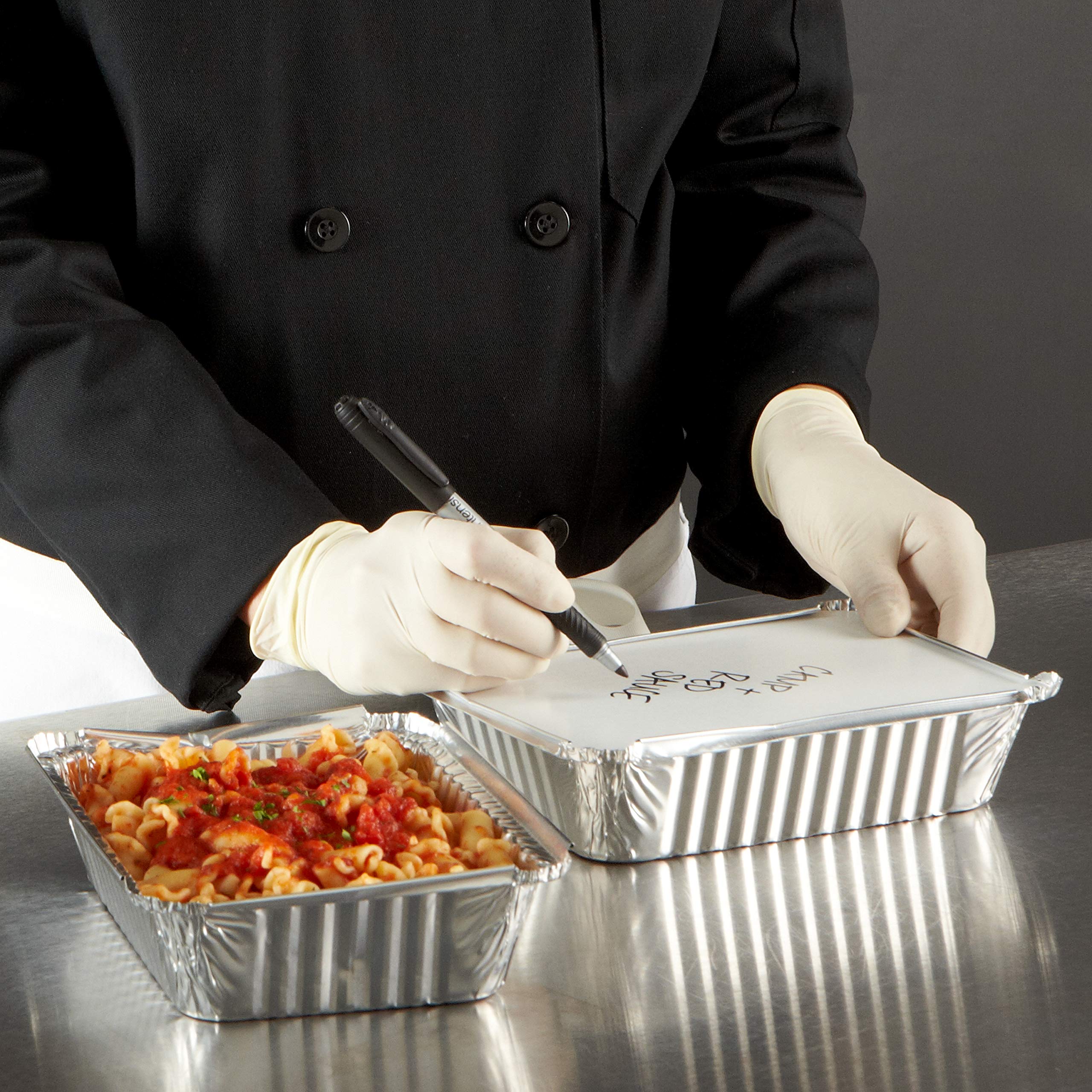 Reynolds - Contenitori in alluminio con coperchio, capacità: 1 kg, 20 pezzi