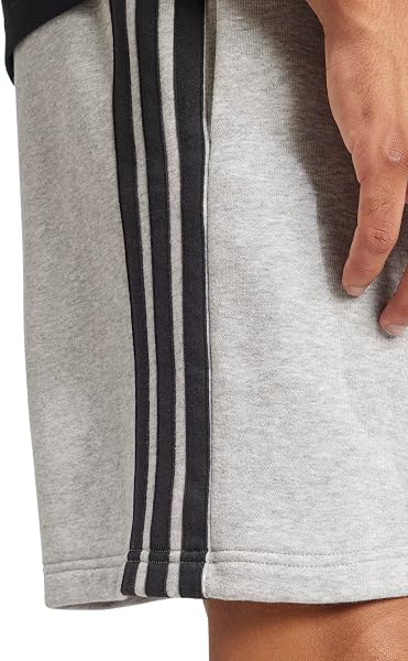 Adidas Uomo Essential Three Stripes French Terry Short - 5