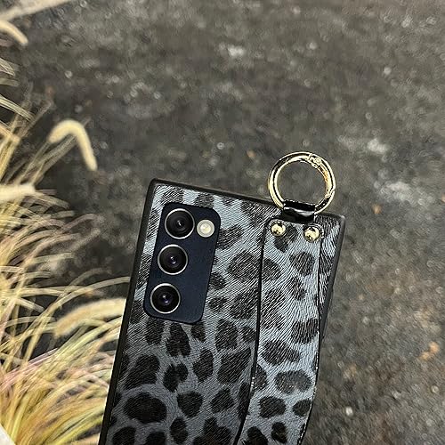 Miniatura 3 de Funda protectora para Samsung Galaxy A02S para Galaxy A02S, diseño de lujo con correa de mano, soporte de cuero con estilo, suave y delgada, funda