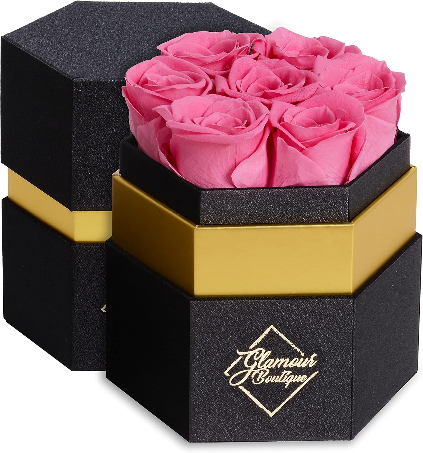 GLAMOUR BOUTIQUE 7-Piece Forever Pink Rose Box