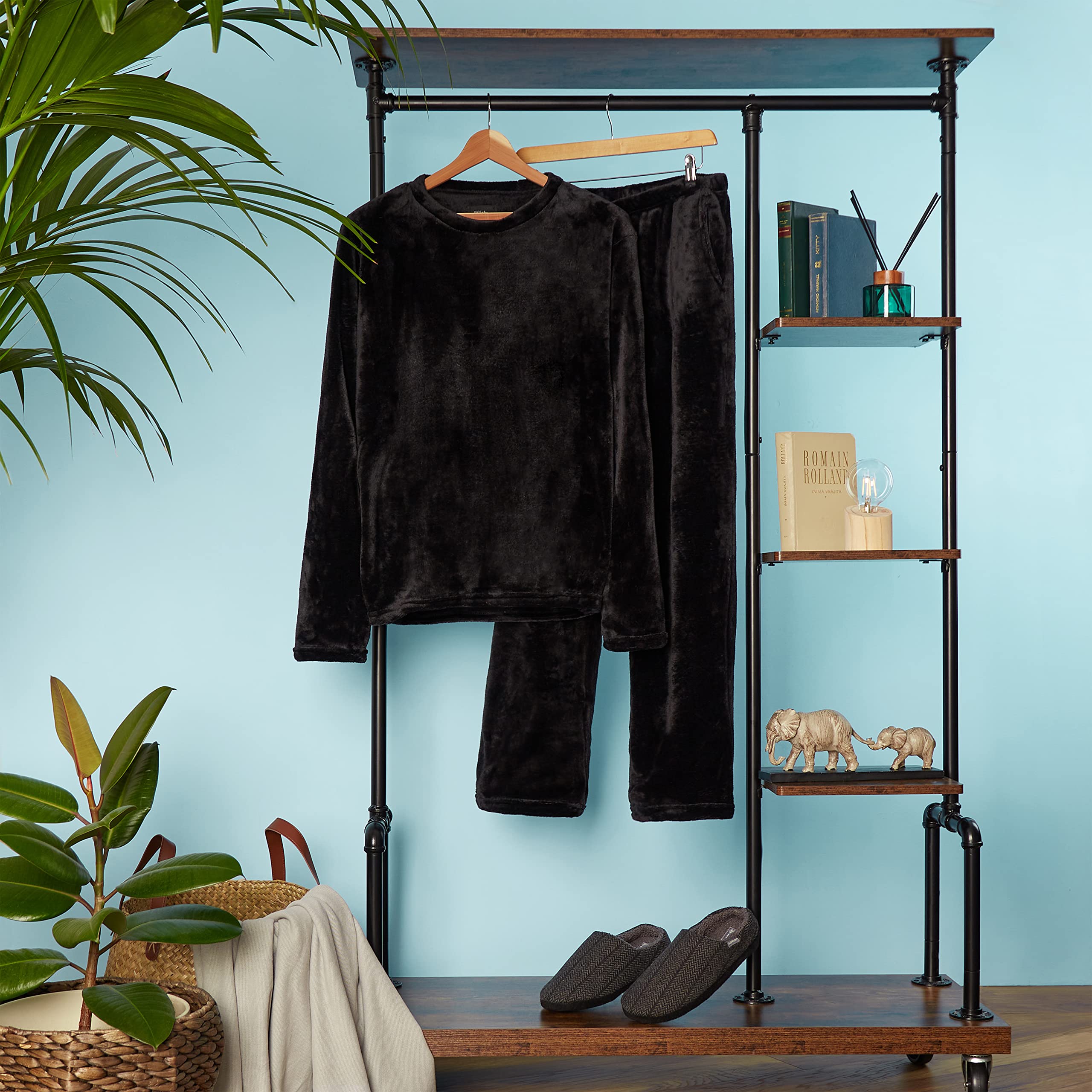 CityComfort Pigiama Uomo Set, 2 Pz Set Pile Abbigliamento da Casa - Regalo Uomo