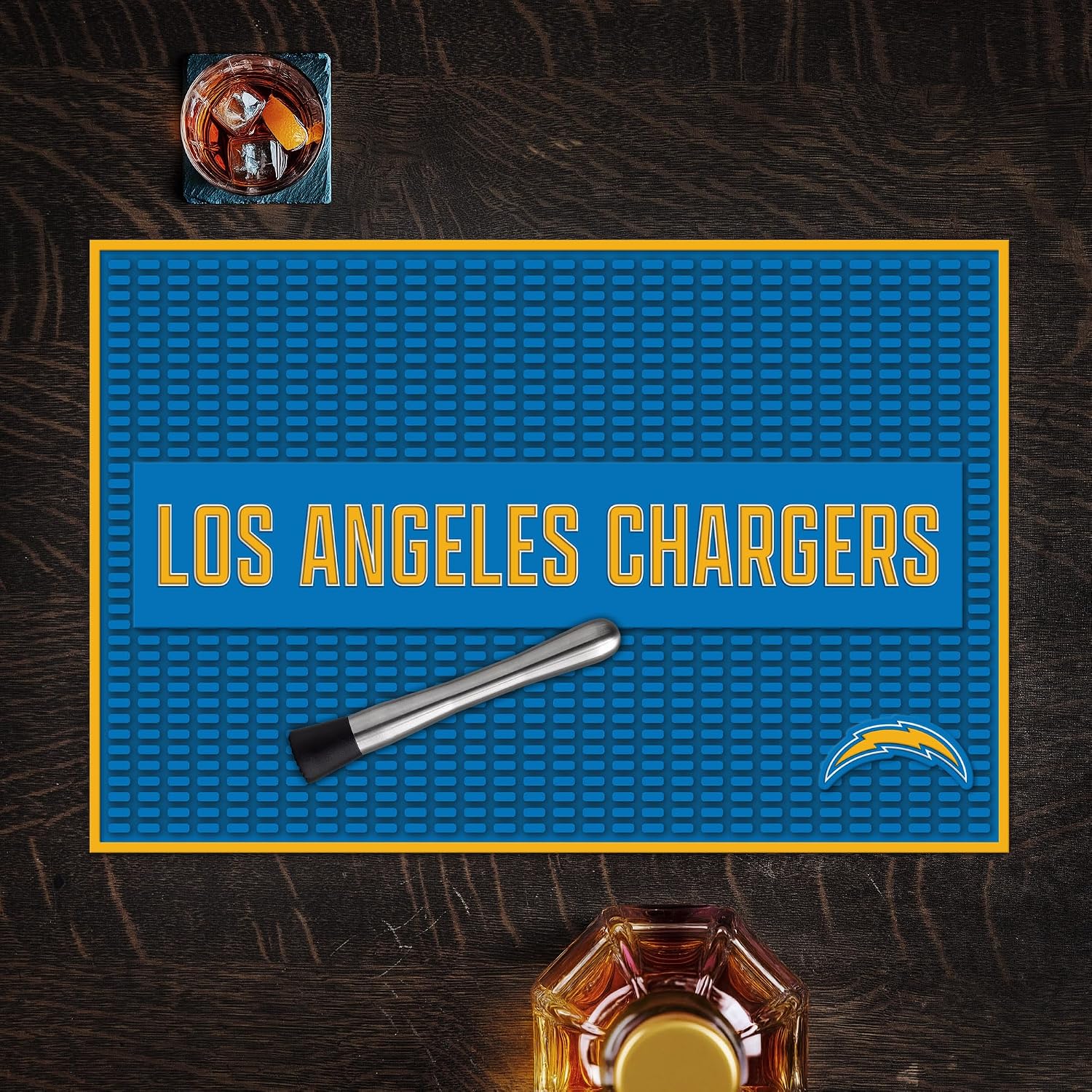 Rico Industries NFL Football 12" x 18" PVC Heavy Duty/Thick Home Décor/Kitchen/Bar Mat image 4
