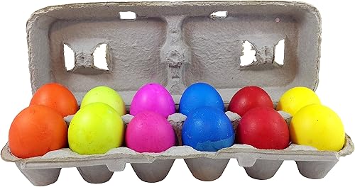 Miniatura 2 de cascarones confeti de huevos, una docena colores varios.