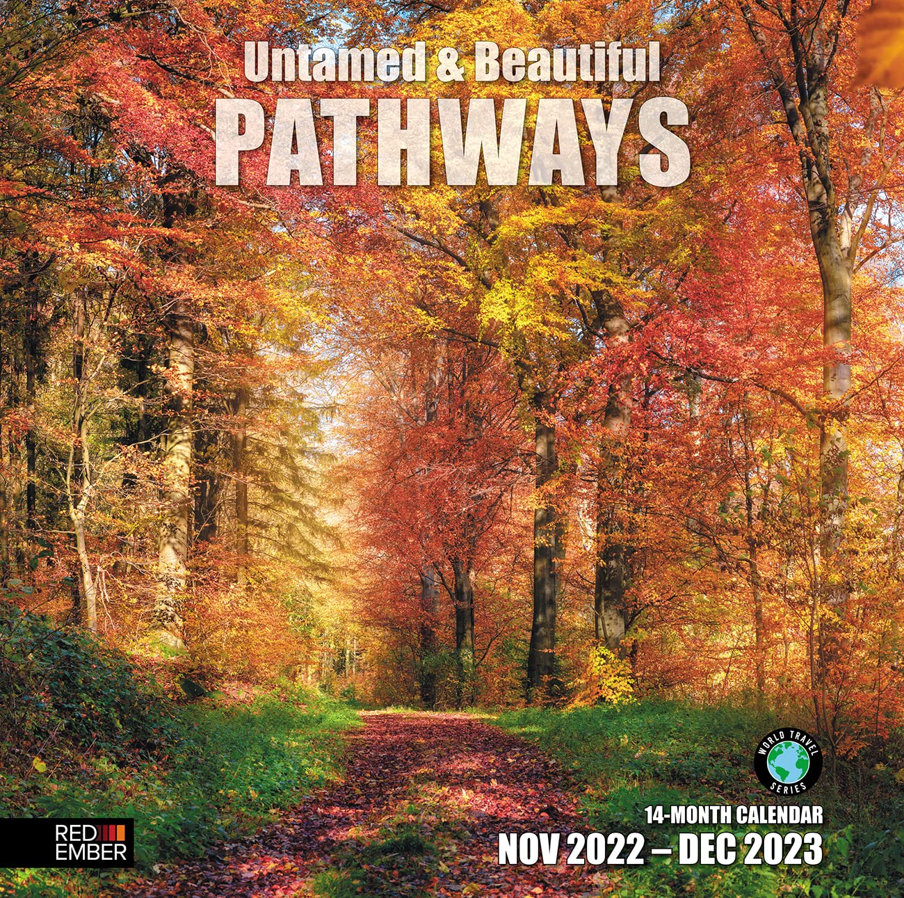 RED EMBER Pathways 2023 Hangable Wall Calendar - 12" x 24" Opened - Thick & Sturdy Paper - Giftable - This Is the Way