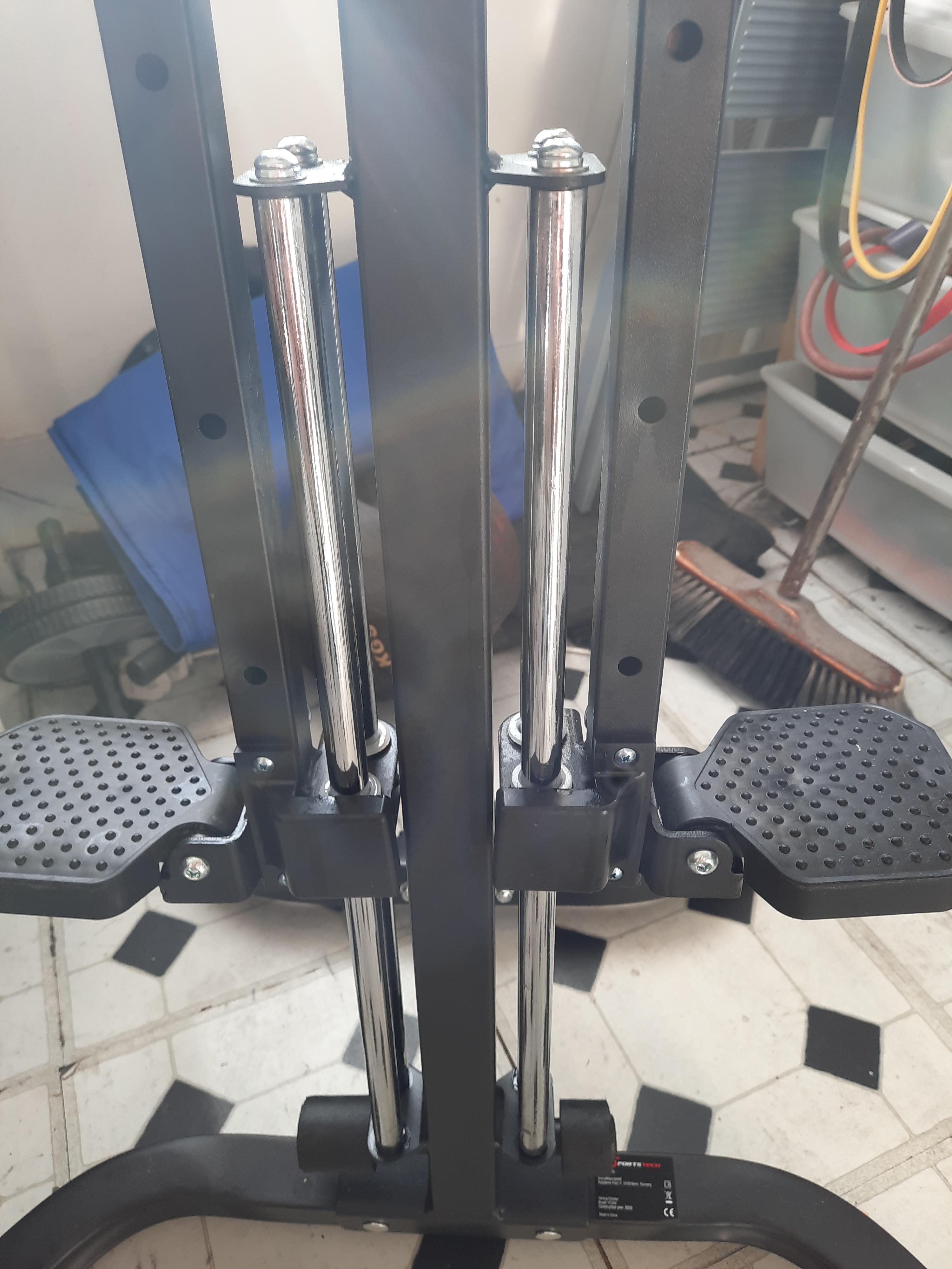 Sportstech VC300 Stepper & Climber 2in1 - Attrezzo Fitness Pieghevole Per Allenamento Full Body E HIIT