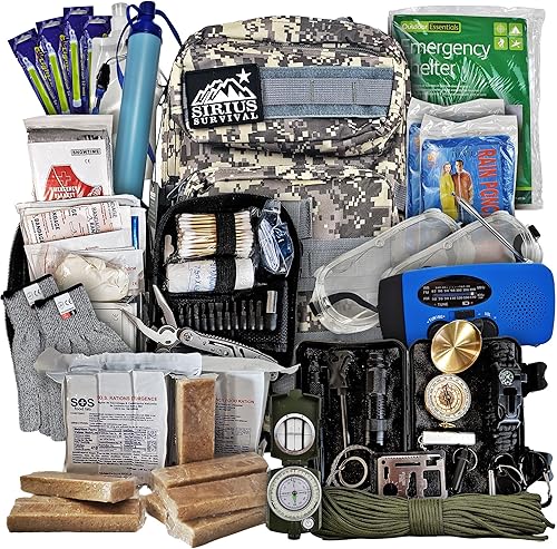 Vital Kit de supervivencia de emergencia de 72 horas para la familia, prepárate para huracanes, inundaciones, tornados u otros desastres, 72 horas