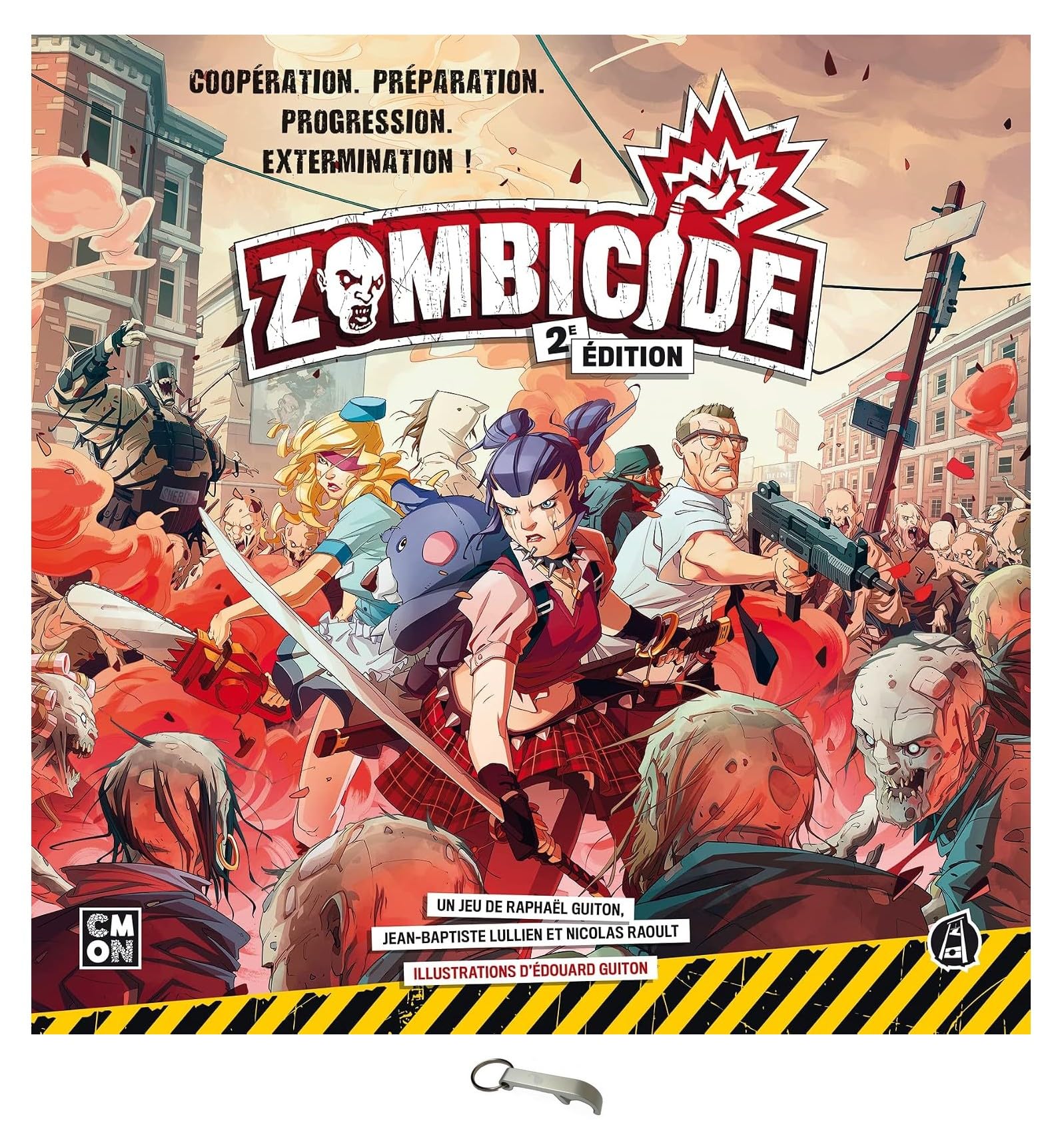 Lot Zombicide Seconde Edition en Français + 1 Decap Blumie
