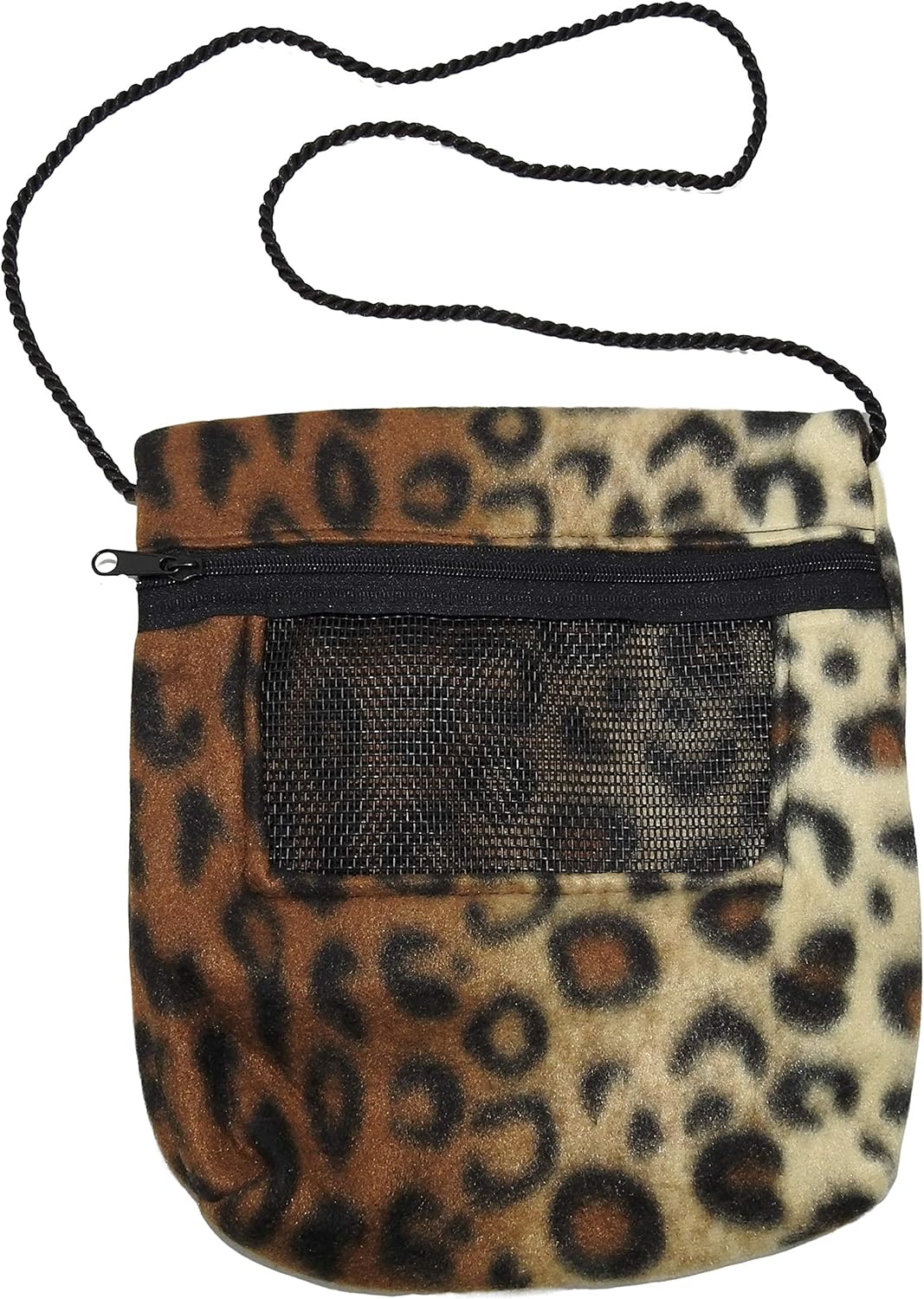 Bonding Carrier Pouch - Premium Bonding Pouch for Sugar Gliders and Other Small Pets - Durable Cozy Fleece Material, Mesh Screen, Silk Rope, & Zipper, Pet Sleeping Bag, Tie-Dye