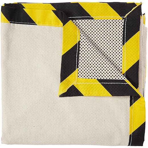 CoverGrip Heavy Duty Safe Path 10 Oz Canvas Safety Drop Cloth, 4' x 15'