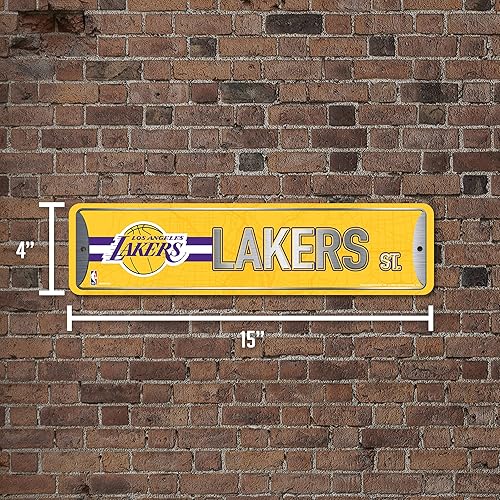 Vista 44 de Rico Industries NBA Basketball Metal Street Sign