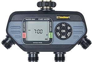 73280 Digital Electronic Hose Timer, 4 Zone, Black/Gray Drip Station