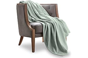 Vellux 100% Cotton Thermal Blanket - All-Season Coziness and Comfort