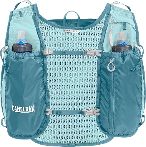 Miniatura 5 de CamelBak Chaleco Circuit Run para mujer, 50 onzas, vejiga de hidratación, azul adriático