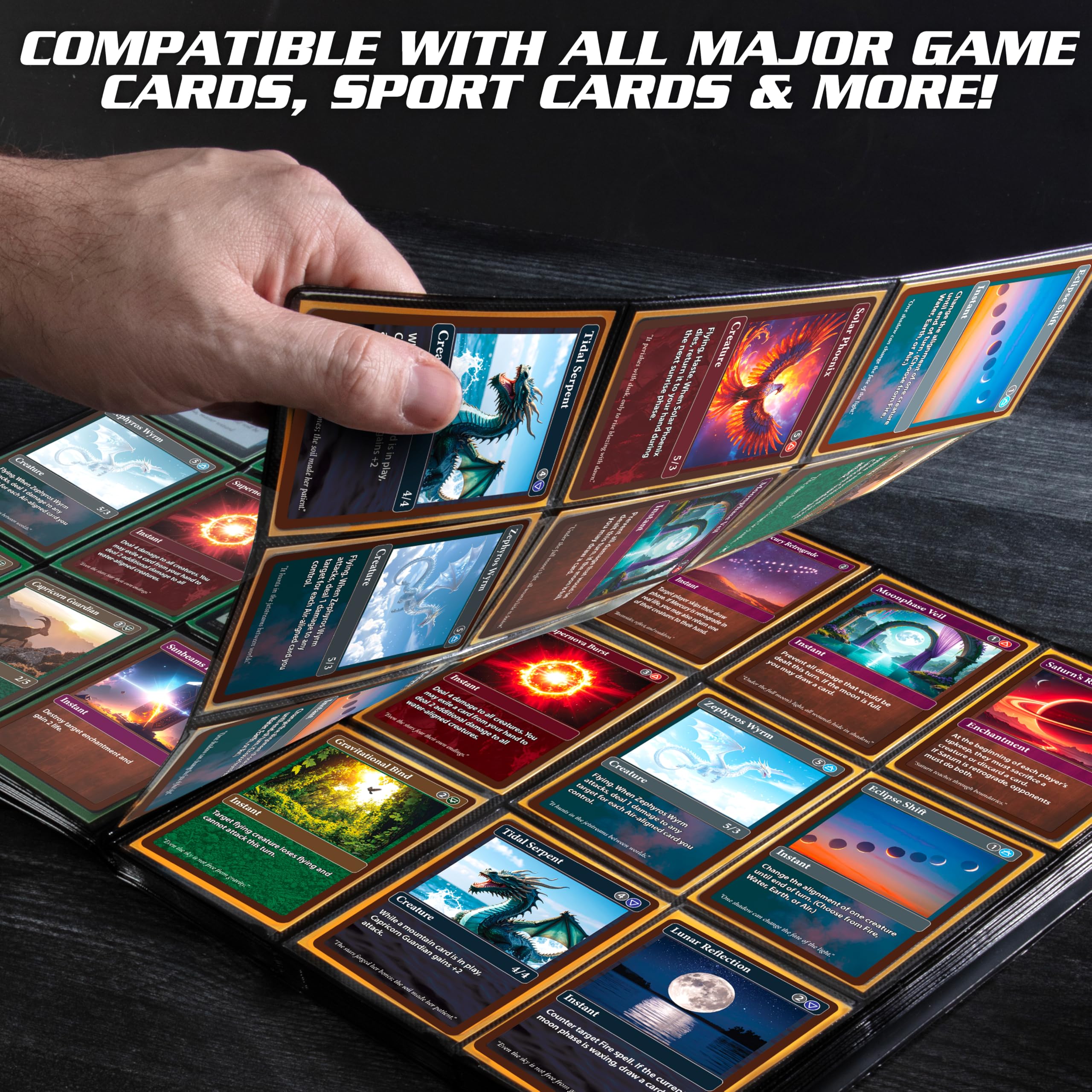 Amazon.com: Monster Protectors 9-Pocket Trading Card Album, Matte