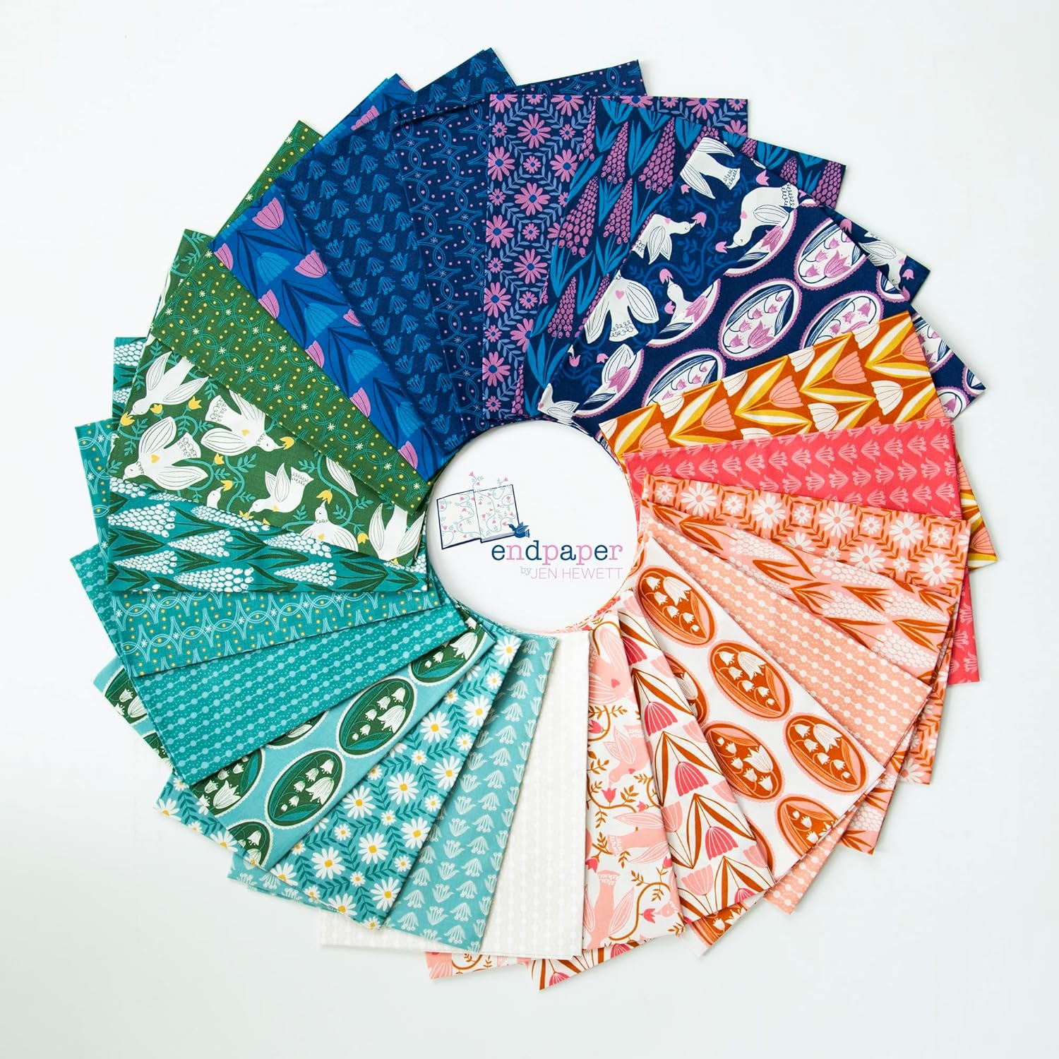 Endpaper Layer Cake (42 Pieces) by Jen Hewett for Ruby Star Society (RS6040LC)