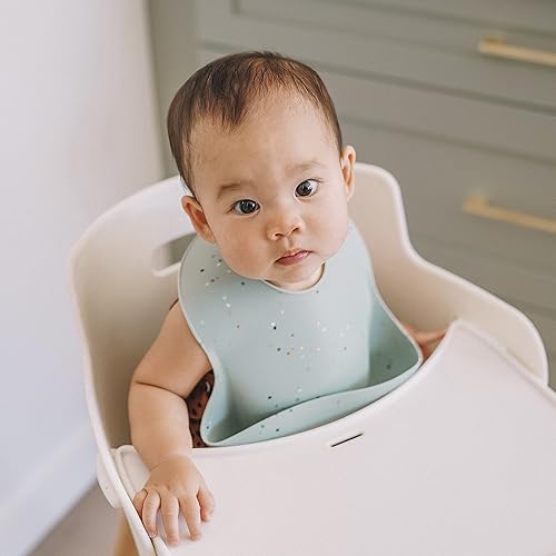 Miniatura 11 de AVA + OLIVER Juego de baberos de silicona - Baberos impermeables ajustables - Juego de 2 Confeti de,Confeti de guay,Confeti menta,Animales del