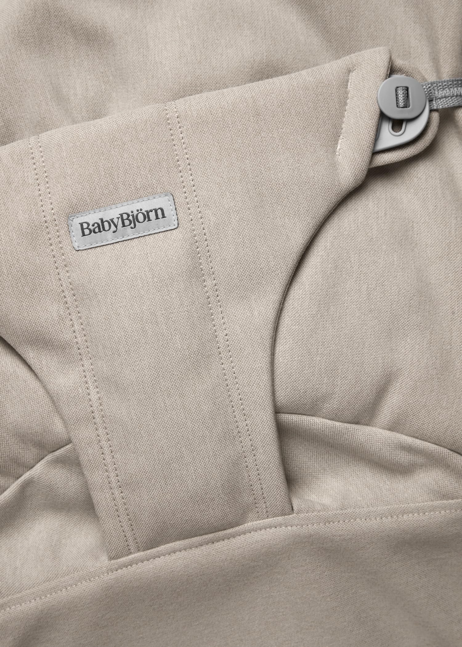 BabyBjörn Transat Bliss, Tissé chiné, Beige clair
