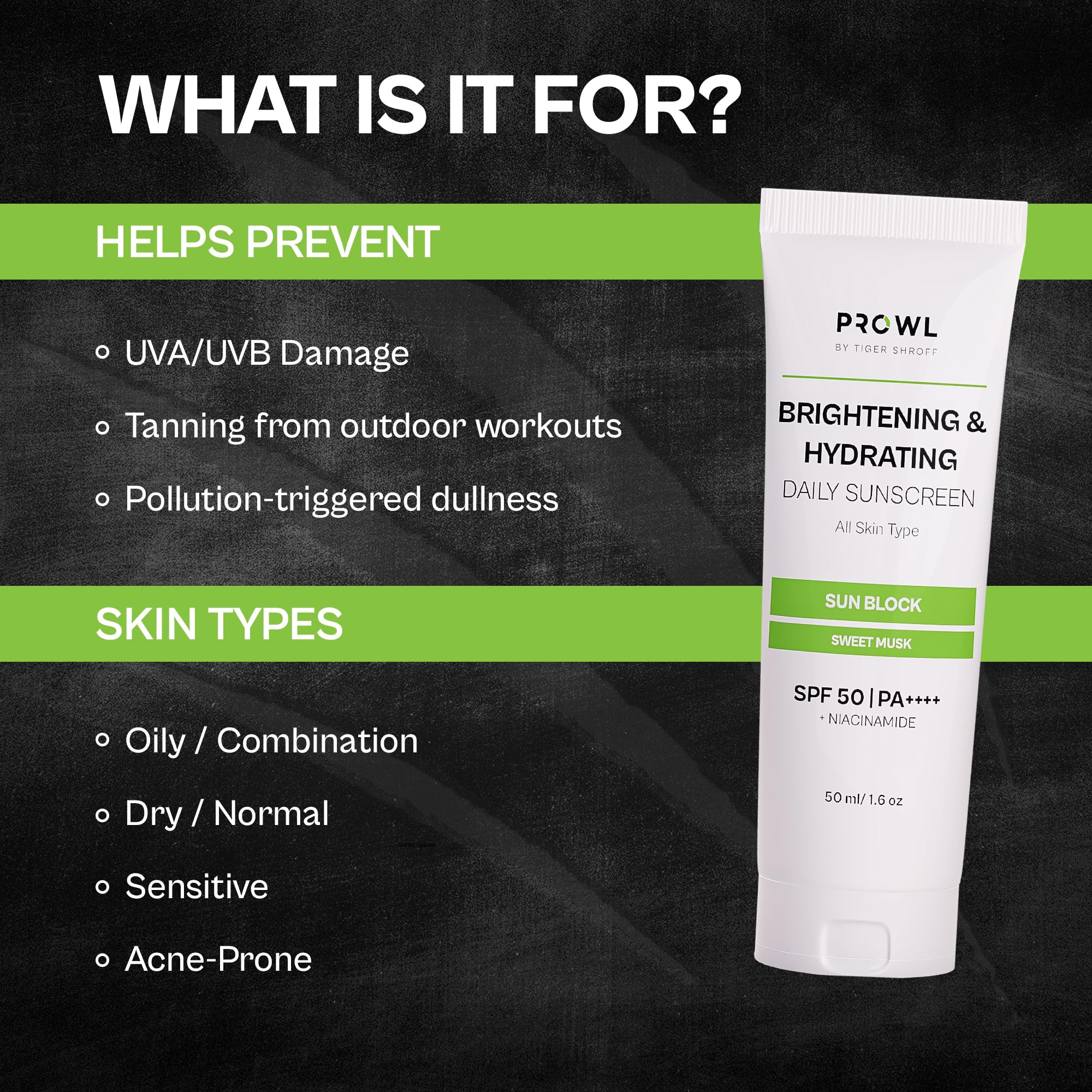 PROWL Sunscreen SPF50 - Men's Face Protection -6