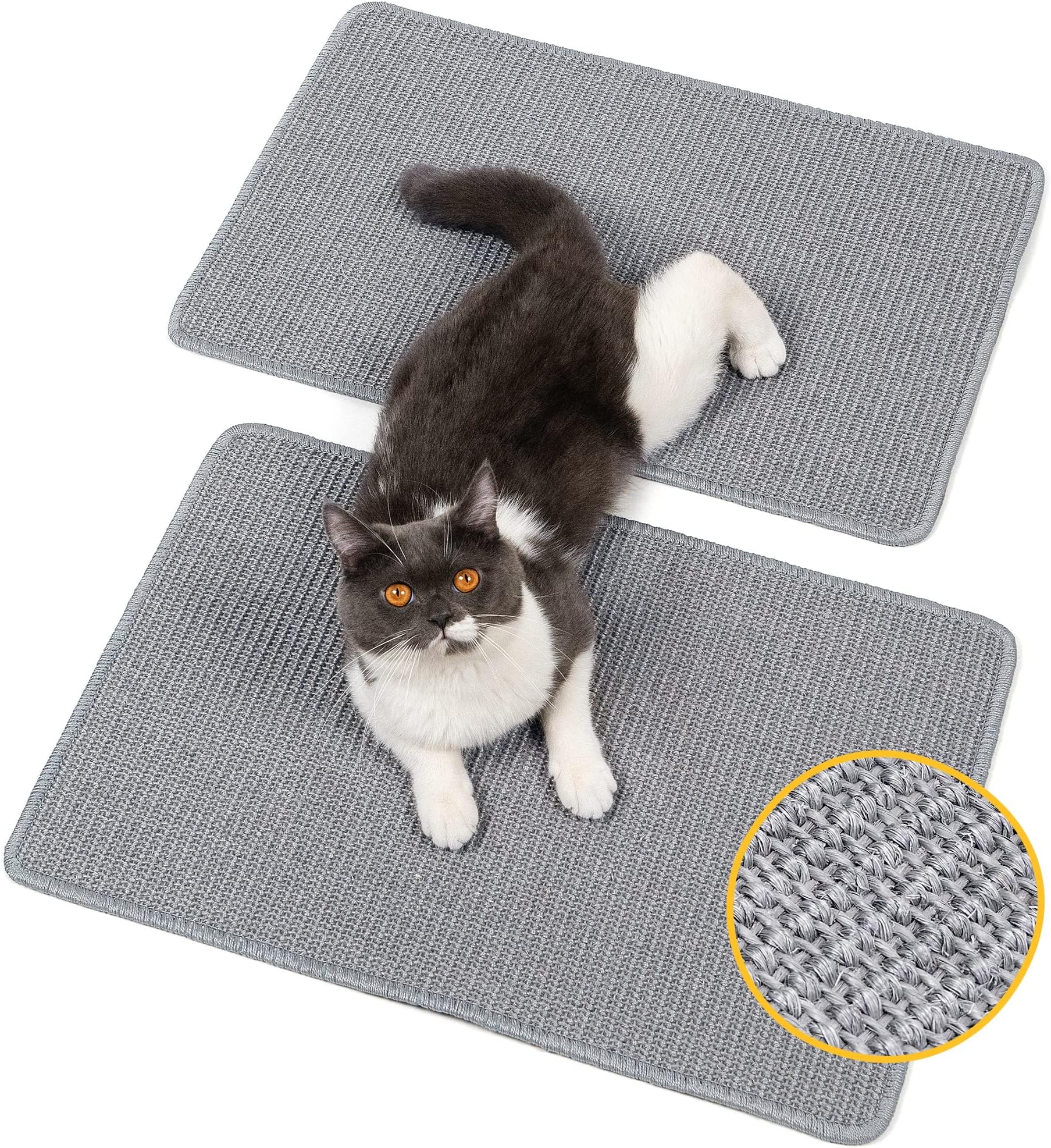 Navaris Cat Scratch Mat Sofa Shield Natural Sisal Furniture Protector