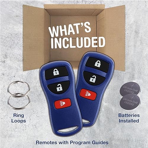 Miniatura 22 de 2 llaveros KeylessOption para Nissan Titan Rogue Infiniti Remiti, 2002, 2003, 2004, 2005, 2006, 2007, 2008, 2009, 2010, 2011, 2012, 2013, 2014