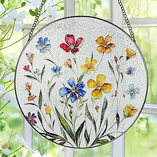 Wildflower Wildflower Stained Glass Suncatcher
