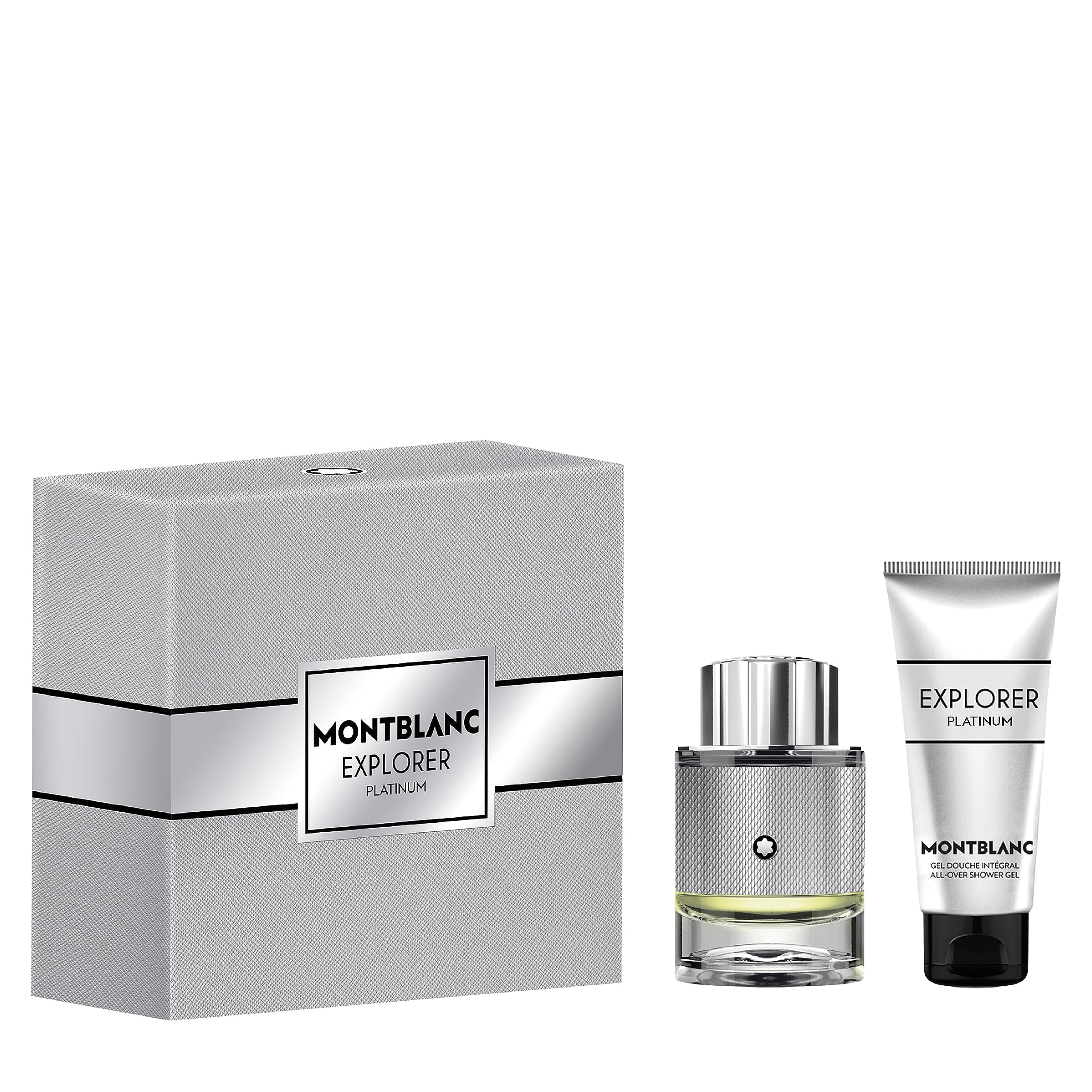 Montblanc Explorer Platinum Gift Set: Eau de Parfum 60ml, Shower Gel 100ml