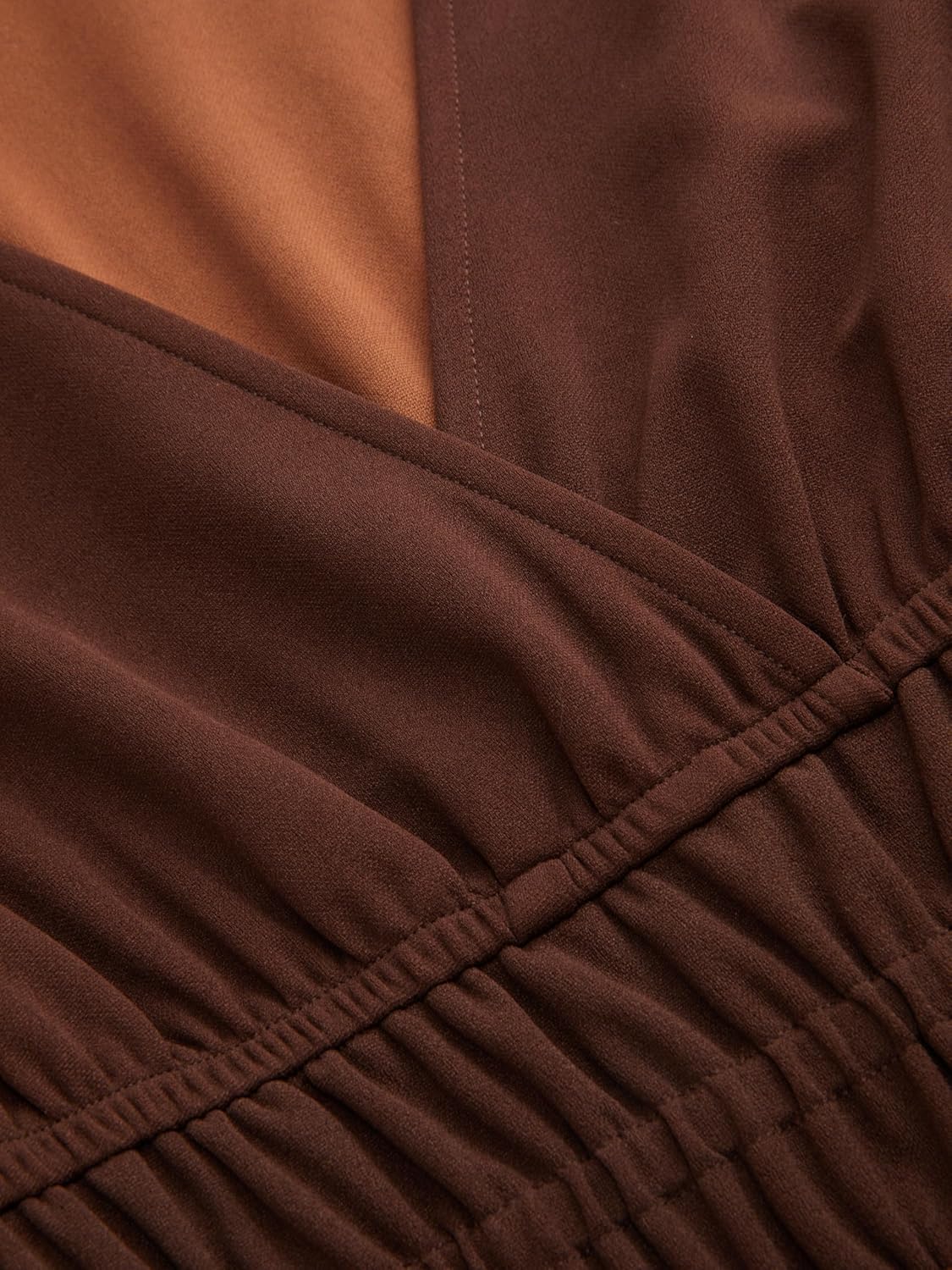 CIDER Womens Long Sleeve Jumpsuit V Neck Wide Leg Romper Casual Dressy Jumpsuit - Image 2