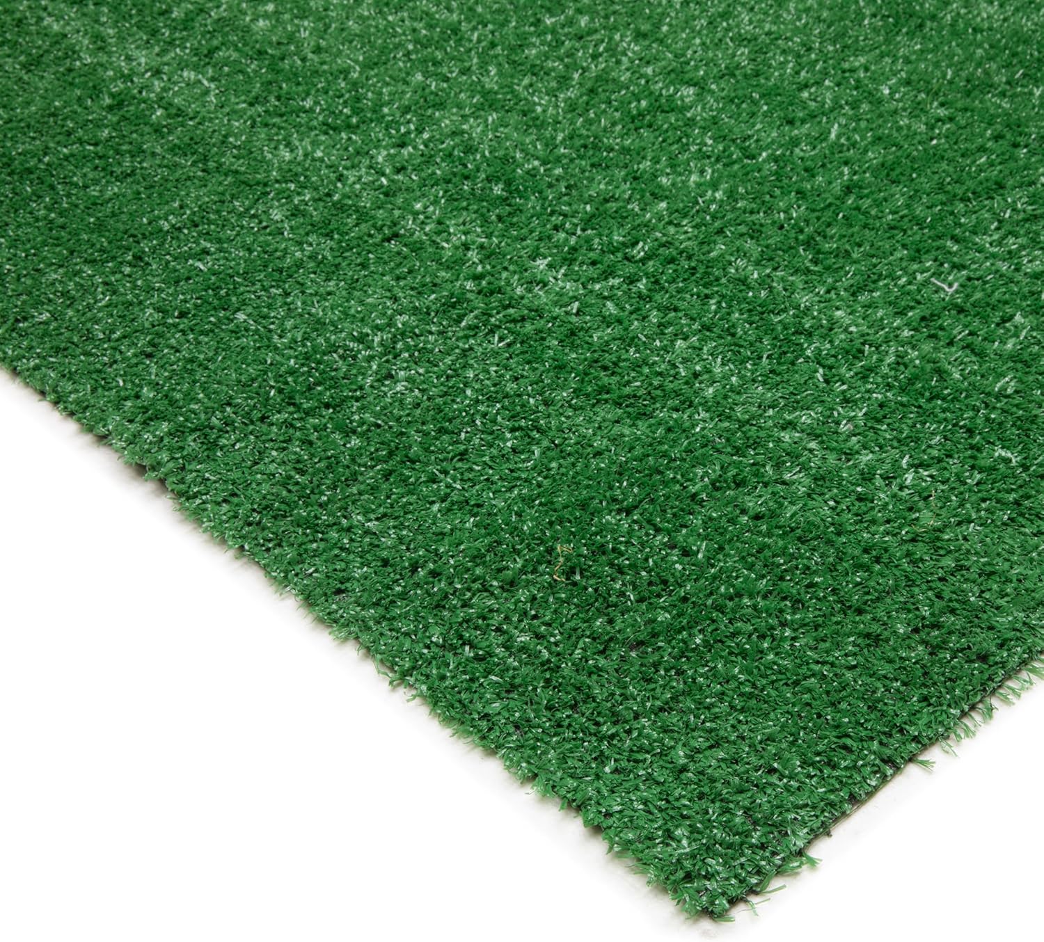 Oriental Weavers Sarasota 6' x 8' Artificial Faux Grass Rug - Realistic Turf - Durable, Hose-Off, for Indoor & Outdoor Use, Green
