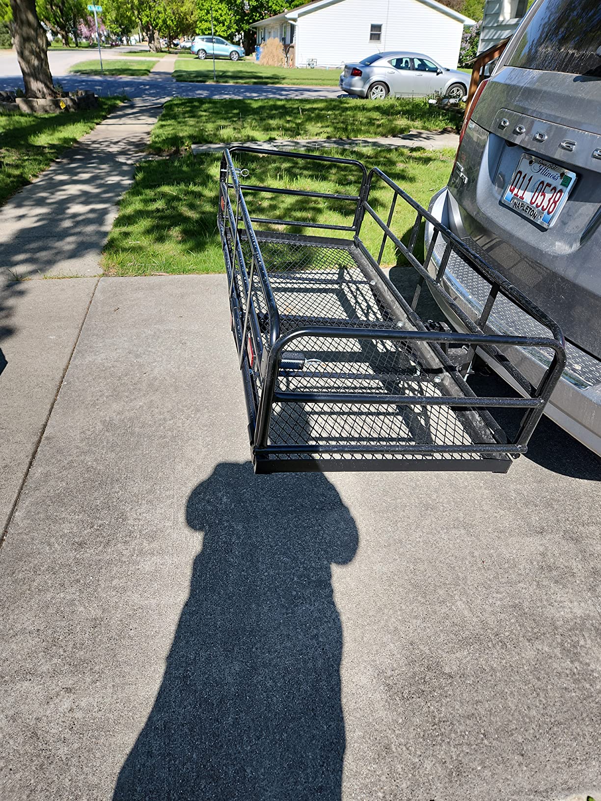 38/mo Finance OKLEAD 500 Lbs Heavy Duty Hitch Mount Cargo Carrier 60