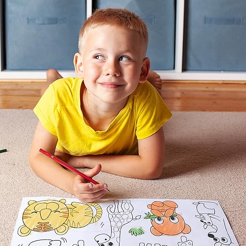 Miniatura 6 de Rollo de papel de dibujo para niños rollo de papel para colorear papel de relleno de color rollo de dibujo para niños papel de arte adhesivo regalos