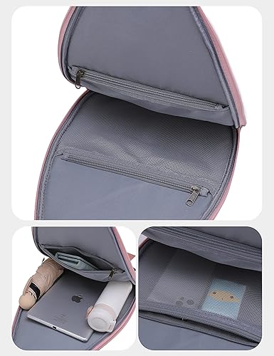 Miniatura 4 de Rejolly Tennis Crossbody Bag Chest Shoulder Purse for Men Women Water Resistant Padded Quilted Sling Bag for Tennis Racket, Pickleball Paddles,