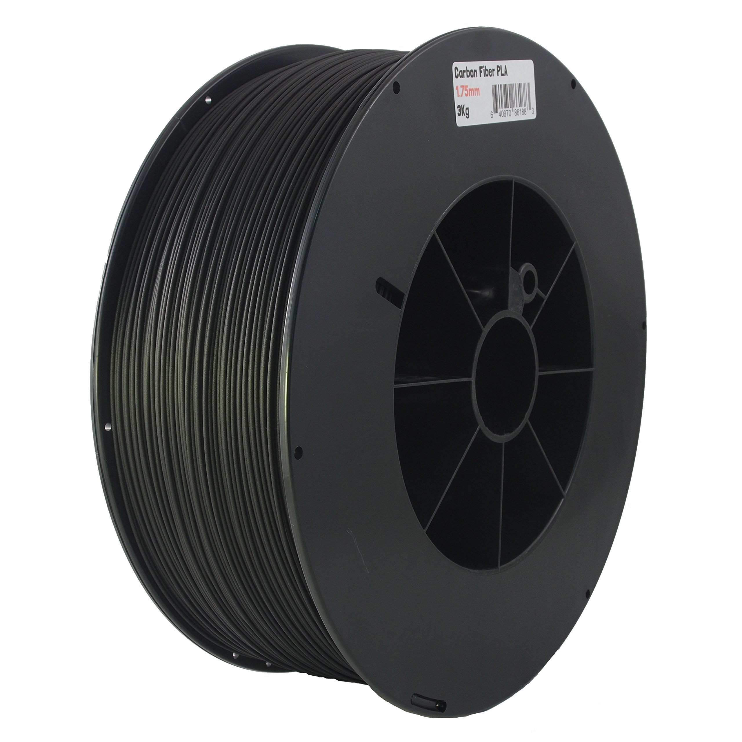 Proto-Pasta CFP11730 Composite Carbon Fiber PLA, 1.75mm 3kg, Black