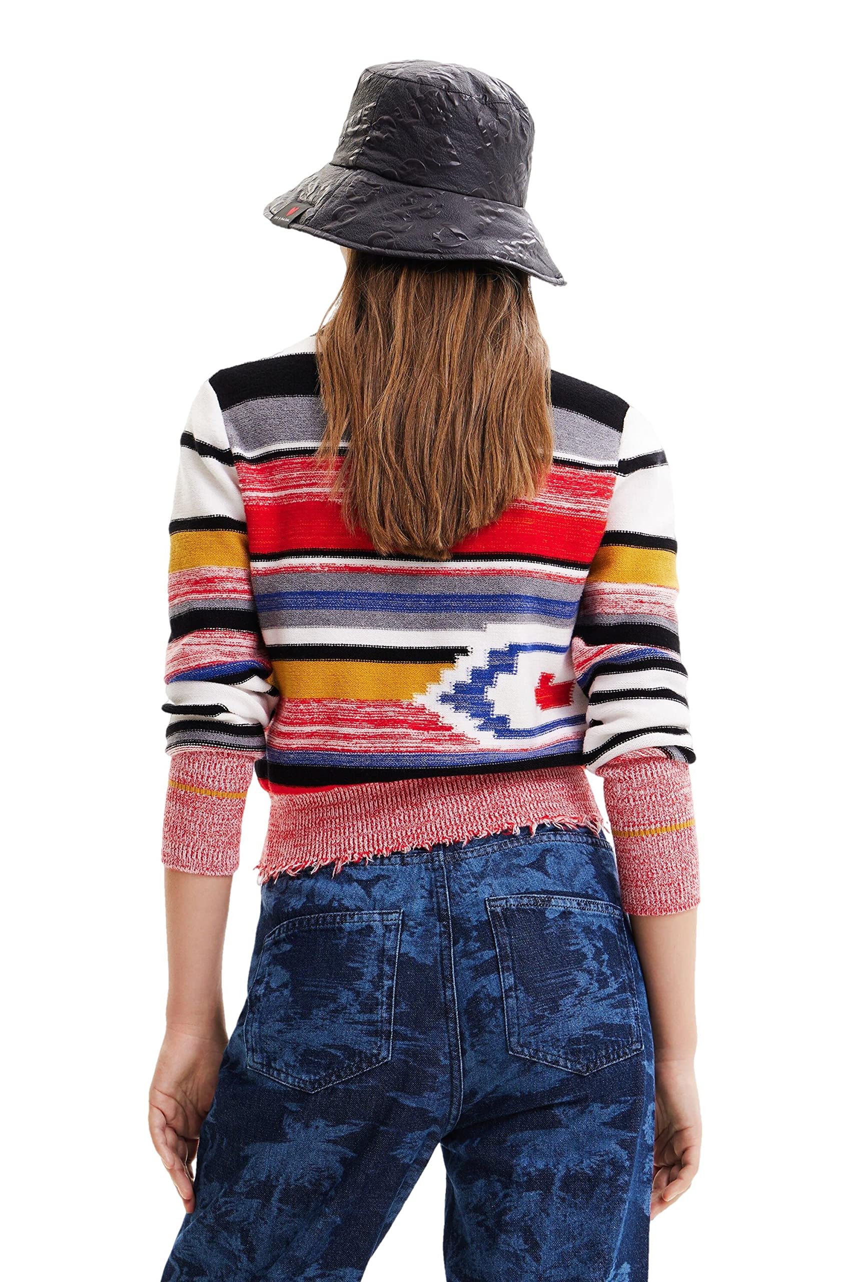 Desigual sweter sweter Kobiety Tuttifruti Jers_lola 9019 Tutti Fruti