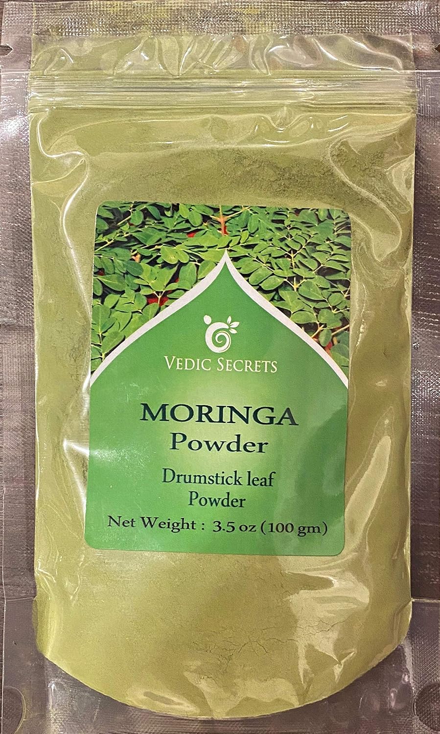 Amazon.com : Vedic Secrets Moringa (Drumstick Leaf) Powder - 100 Grams ...